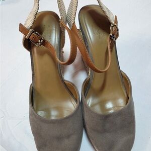 Bass-Karen Slingback Wedge Sandals